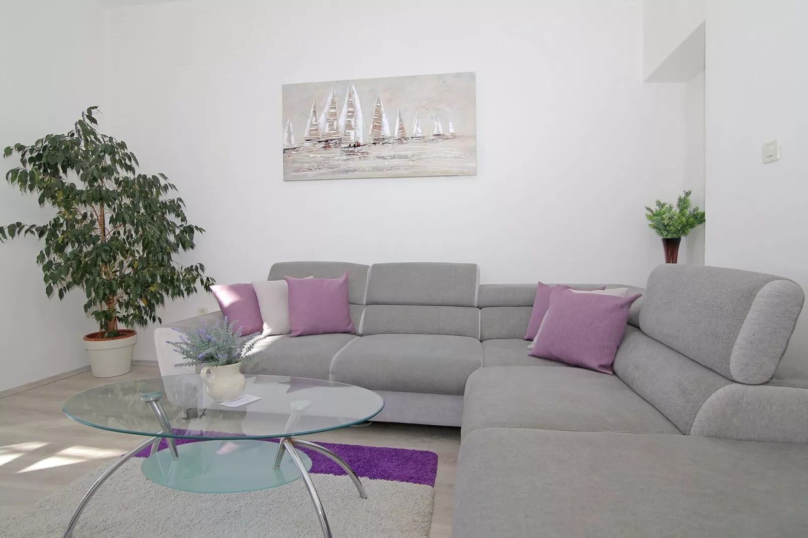 Apartments Isabora - Two-Bedroom Apartment with Terrace and Sea View (Nea)-Binnen