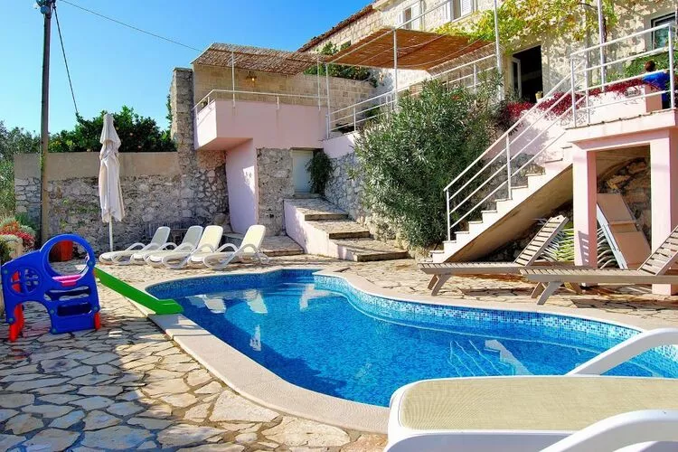 Villa Tony - Five Bedroom Villa with Terrace, Swimming Pool and Sea View-Zwembad