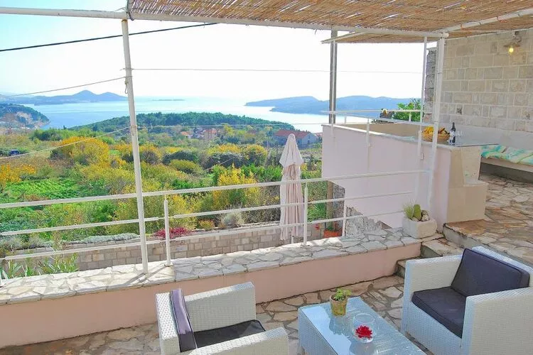 Villa Tony - Five Bedroom Villa with Terrace, Swimming Pool and Sea View-Terras