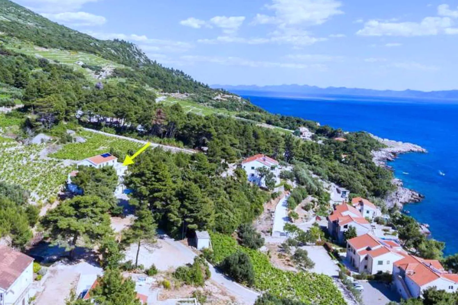 Apartments Villa Dingač - Borak -Standard Two Bedroom Apartment with Balcony and Sea View (Gold)-Uitzicht