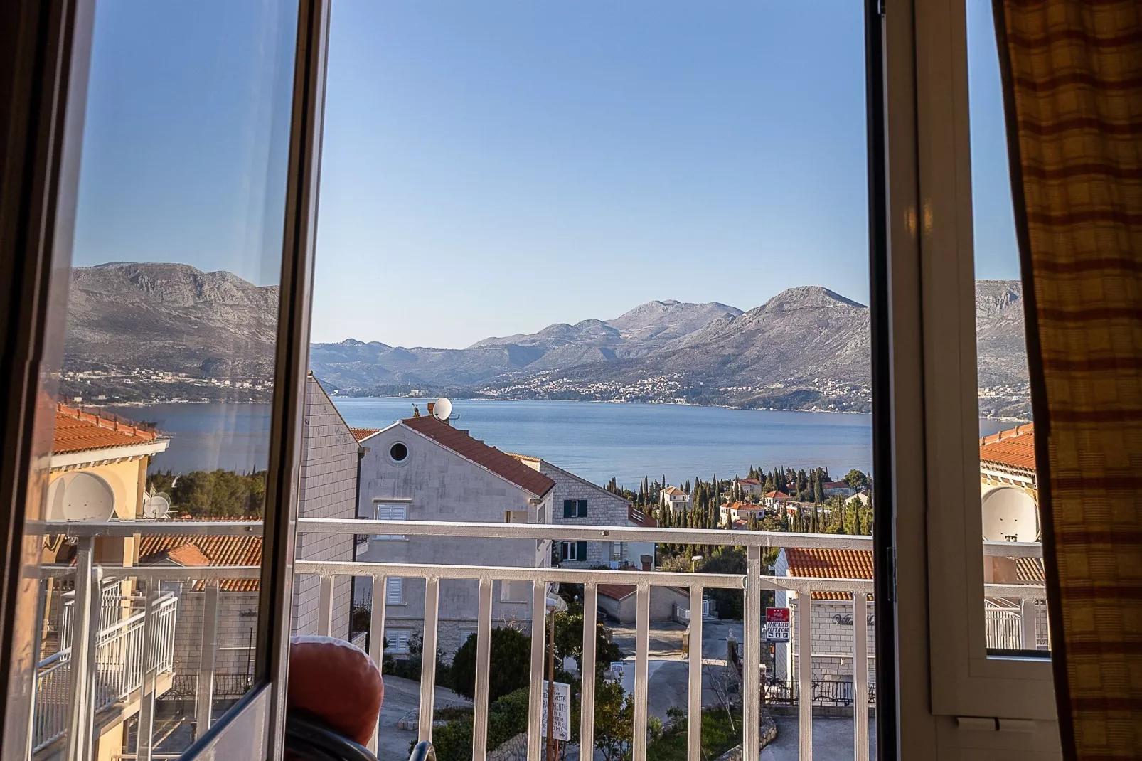 Apartments Senjo - One Bedroom Apartment with Balcony with Sea View (Apartman 1)-Uitzicht