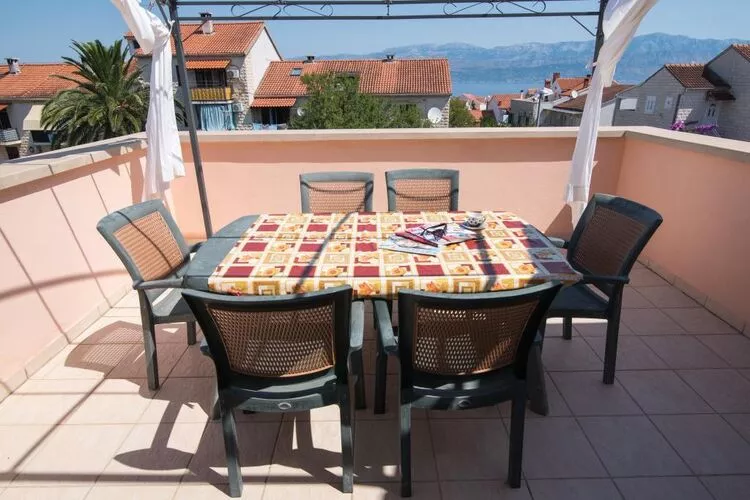 Apartments Batinic - Two Bedroom Apartment with Terrace and Sea View (ST)-Terras