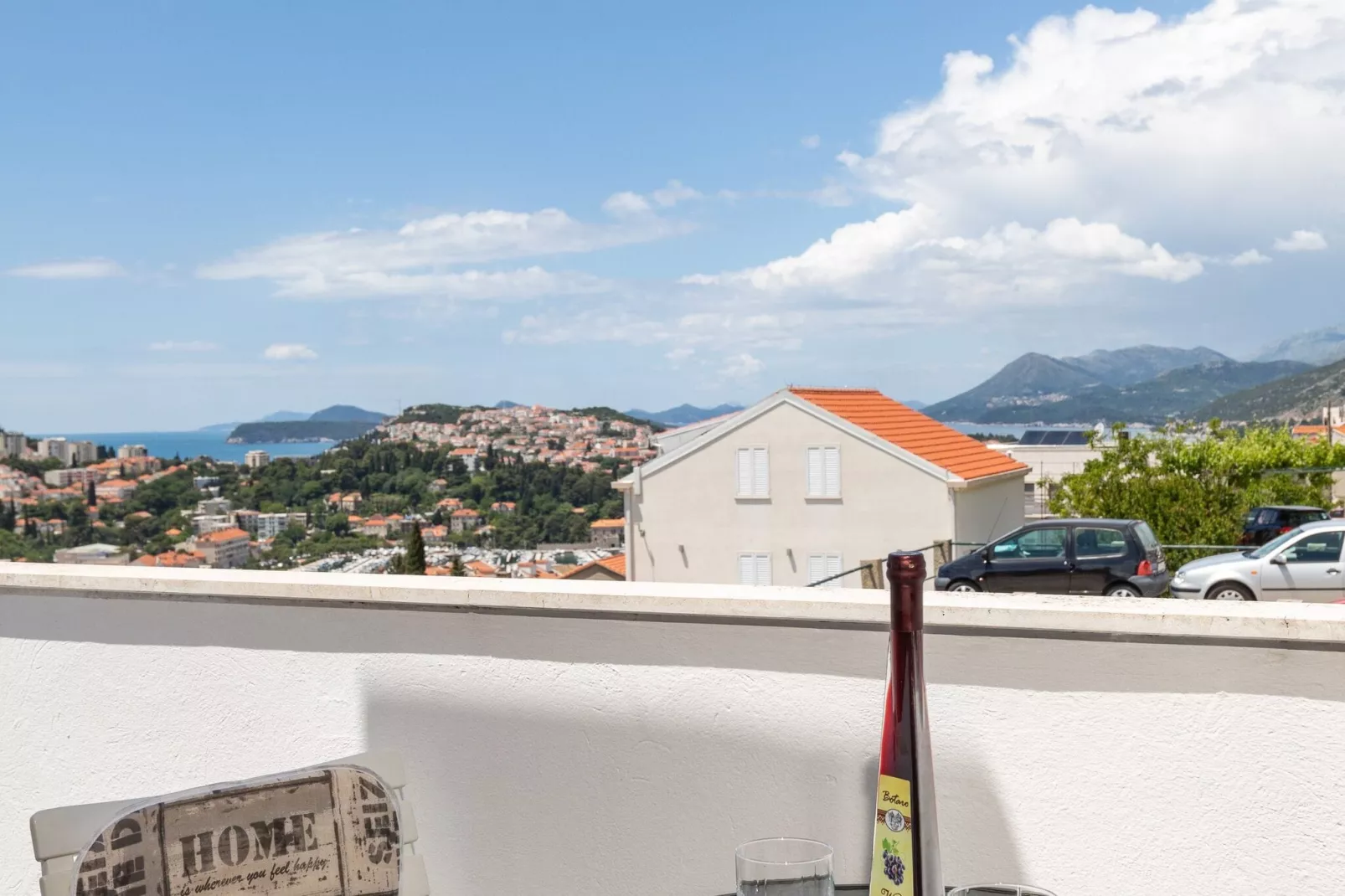 Apartments Franka - One Bedroom Apartment with Balcony and Sea View (A2+1)-Terrasbalkon