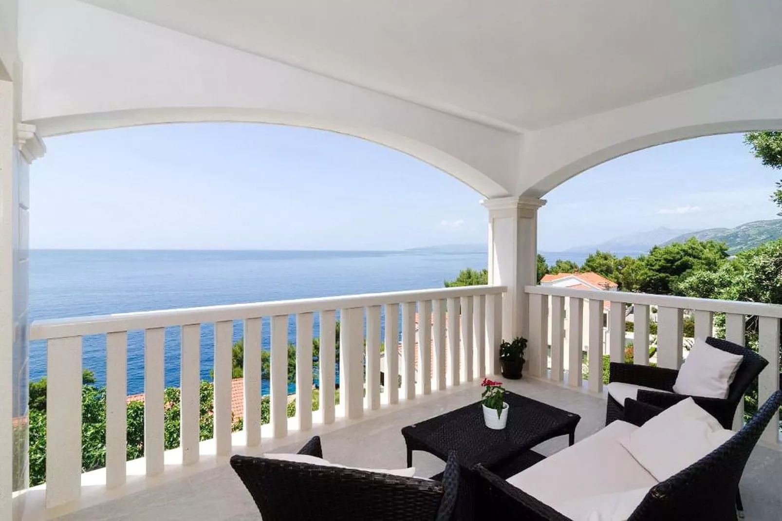 Apartments Villa Bella Vista - Two Bedroom Apartment with Balcony and  Sea  View-Uitzicht