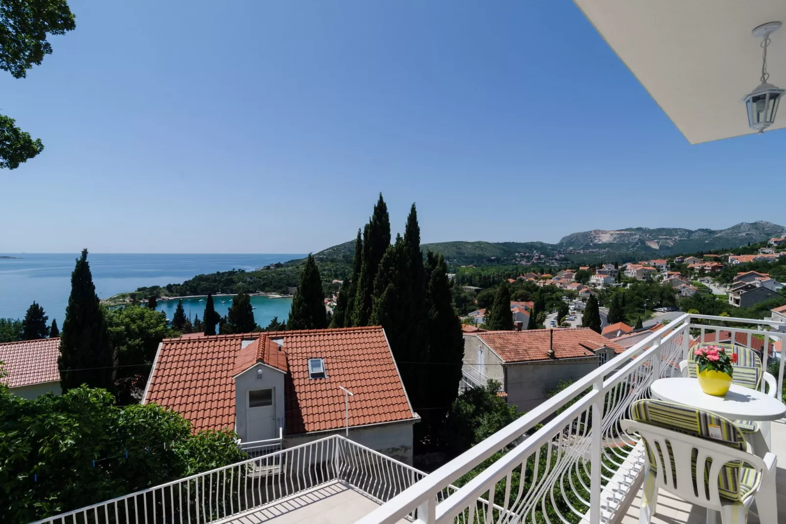 Apartments Marmo - Comfort One Bedroom Apartment with Balcony and Sea View (Apartman 2)-Terrasbalkon