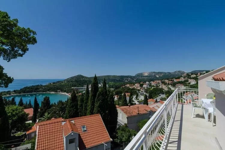 Apartments Marmo - Deluxe One Bedroom Apartment with Balcony and Sea View (Apartman 4)-Terrasbalkon