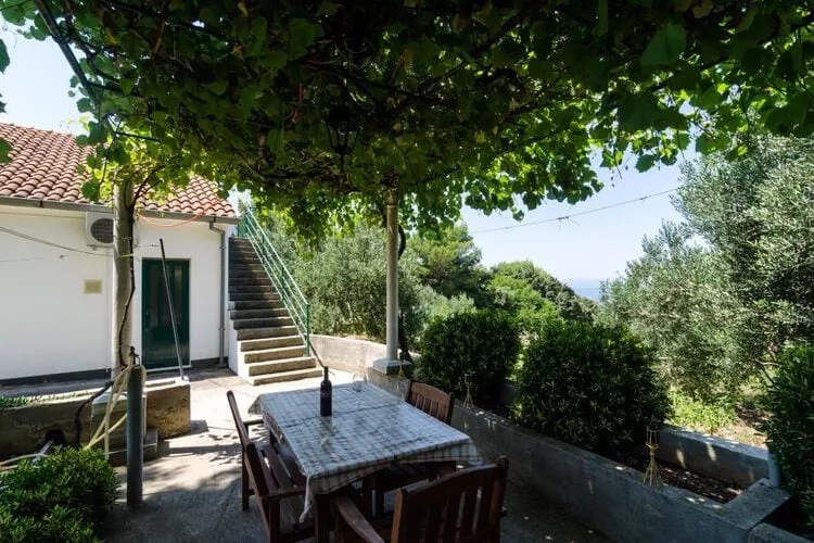 Holiday Home Blue Vineyard- Three Bedroom House with Terrace and Sea View-Terras