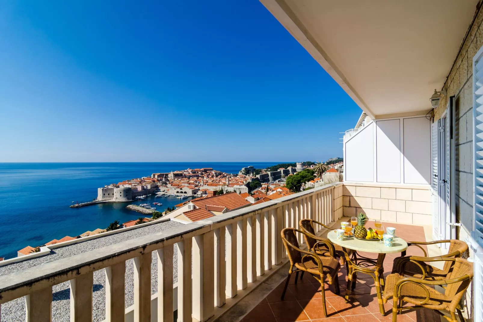 Apartments Bonavista - Premium Two Bedroom Apartment with Balcony and Sea View (A2)-Terrasbalkon