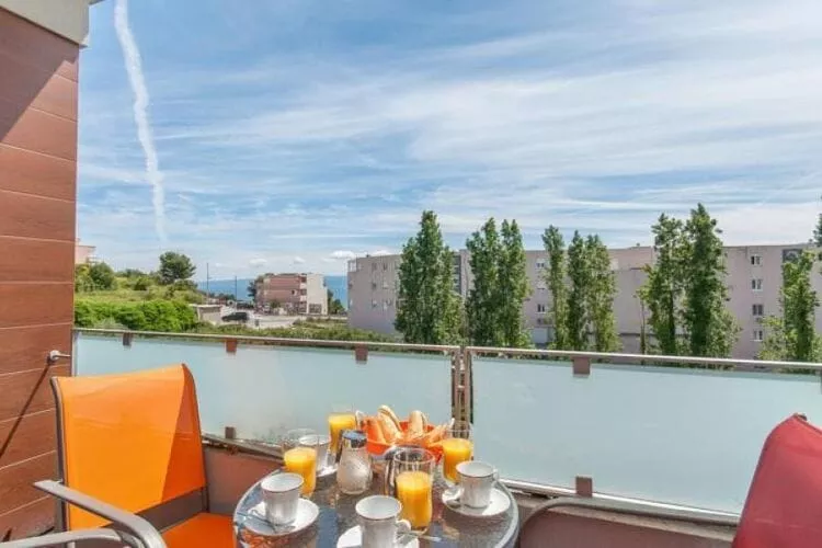 Apartments Nikolina (ST)- Comfort Two Bedroom Apartment(A1)-Terras