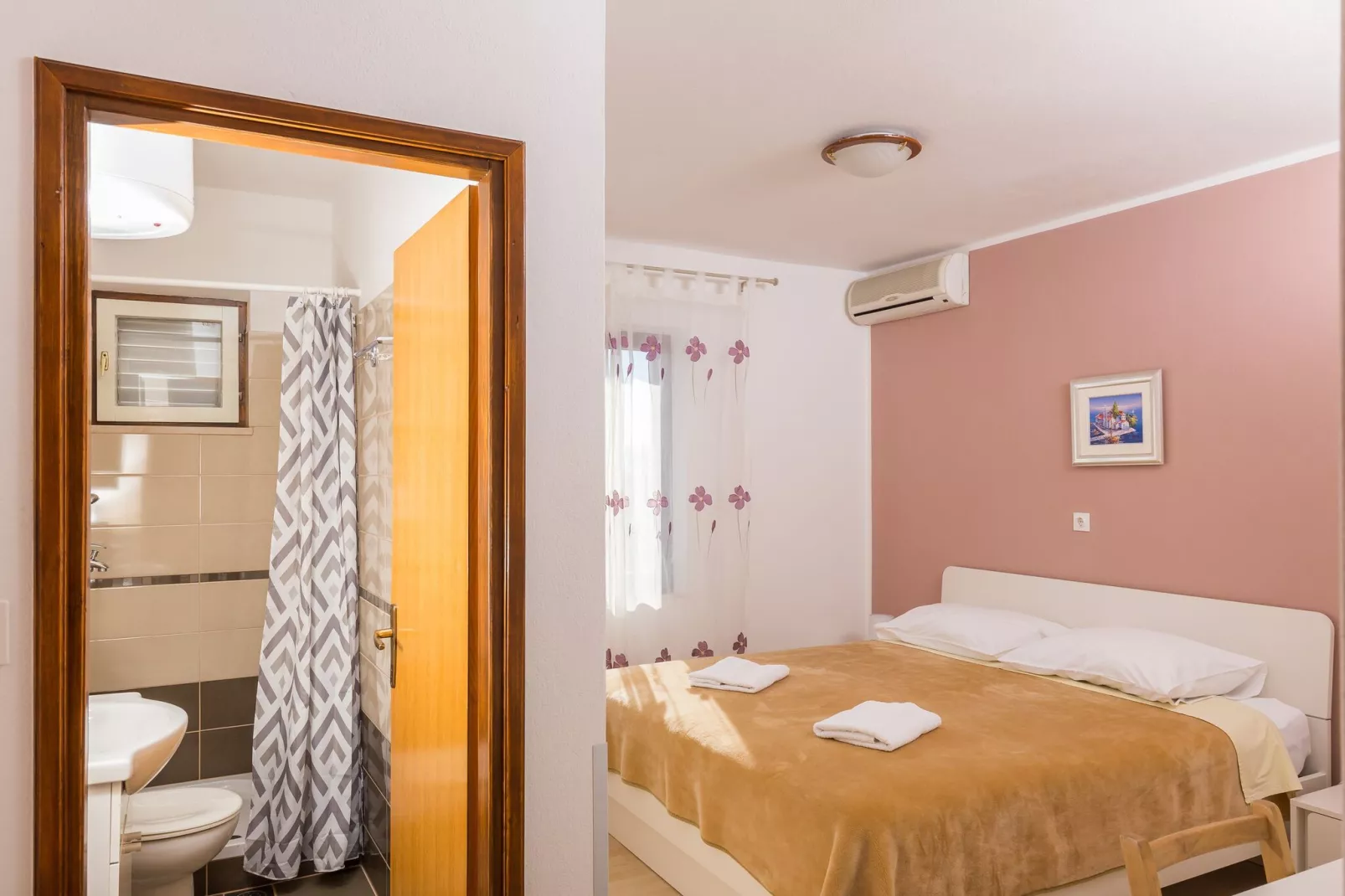 Apartment & Rooms Villa Katarina - Double Room with Shared Balcony 1-Slaapkamer