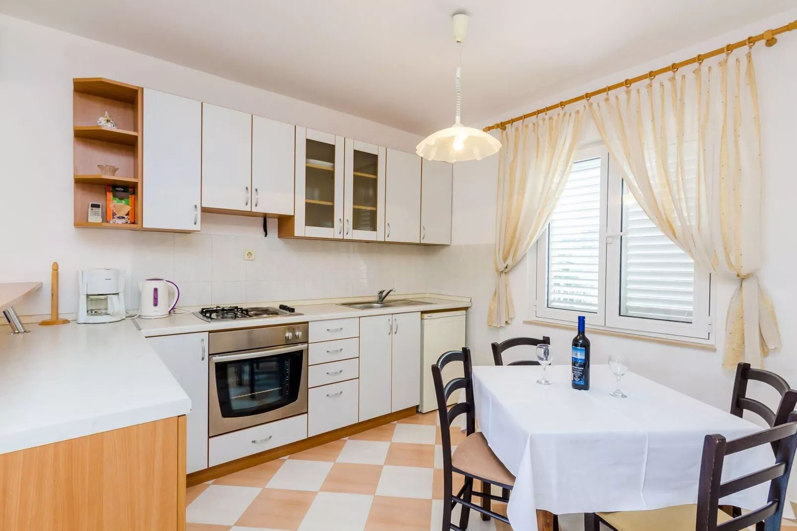 Apartment & Rooms Villa Katarina - One Bedroom Apartment with Terrace and Sea View-Keuken