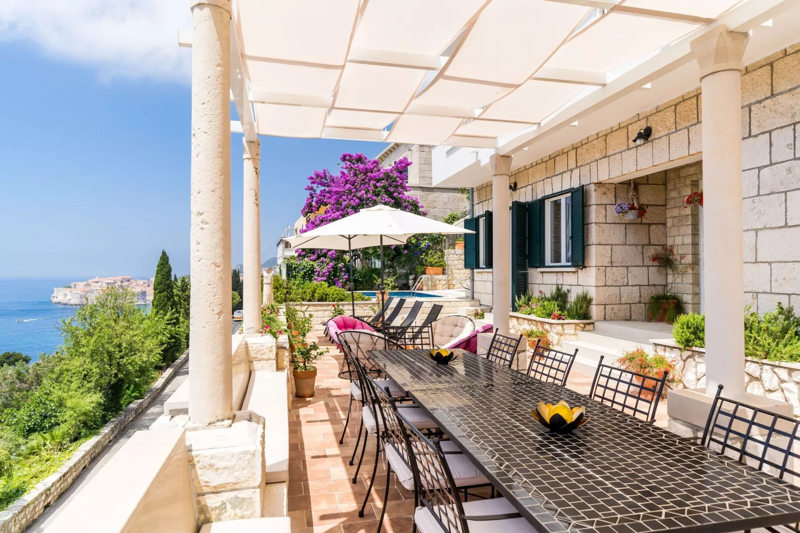 Villa Adrian - Six Bedroom Villa with Swimming pool and Sea View-Buitenlucht