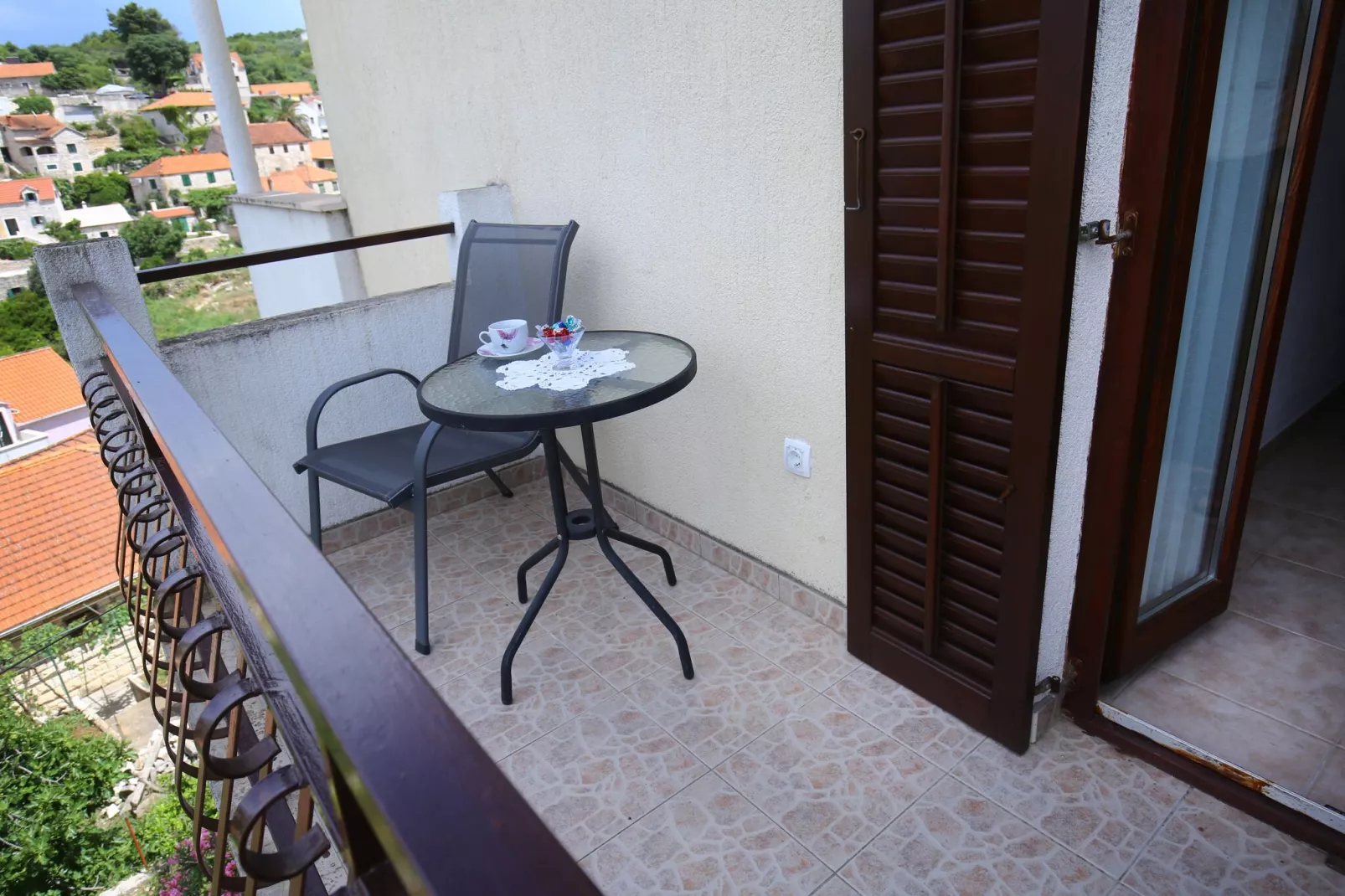 Apartments Boro - Two Bedroom Apartment with Sea View (A2)-Terras