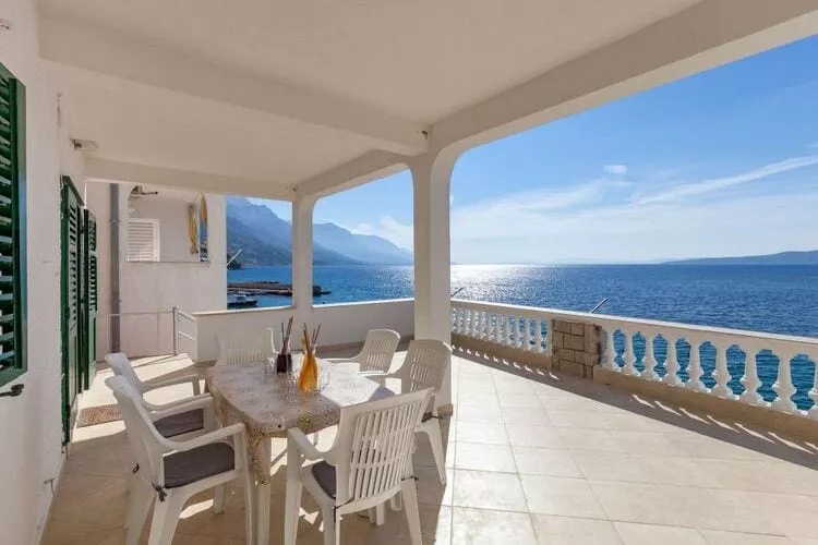 Apartments Nena (ST) - One Bedroom Apartment with Terrace and Sea View (A4)-Terras