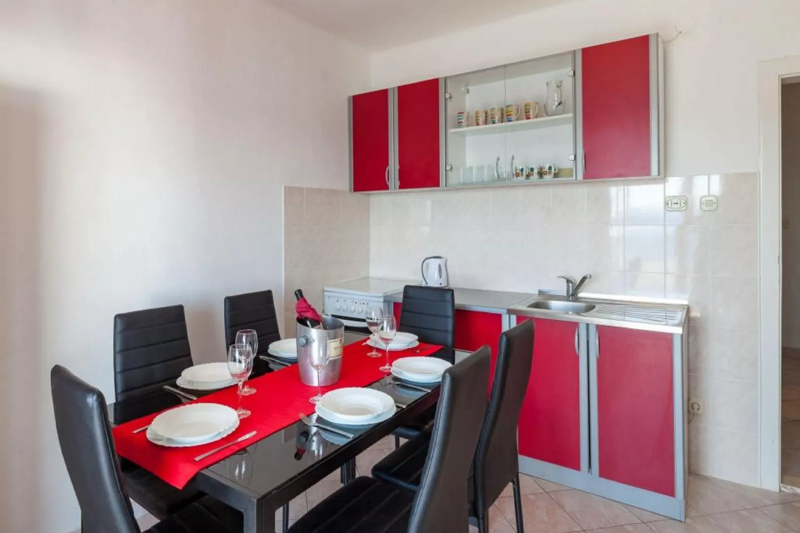 Apartments Nena (ST) - Two Bedroom Apartment with Terrace and Sea View (A3)-Keuken