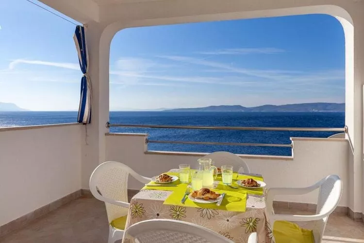 Apartments Nena (ST) - One Bedroom Apartment with Balcony and Sea View (A1)-Terrasbalkon