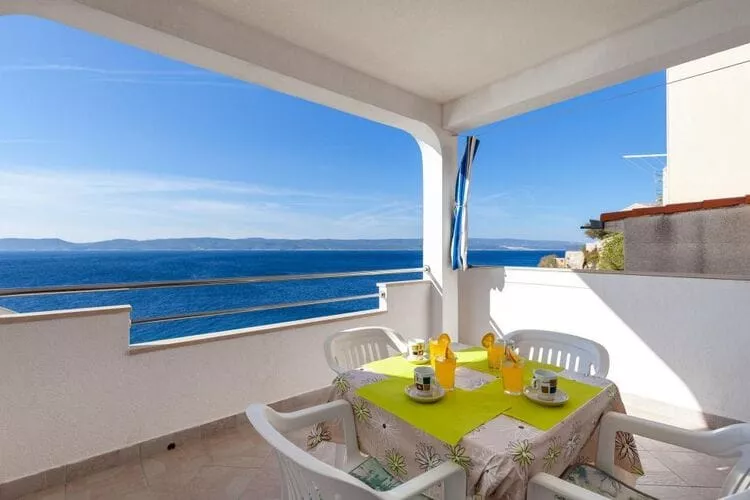 Apartments Nena (ST) - Standard One Bedroom Apartment with Balcony and Sea View (A2)-Terrasbalkon