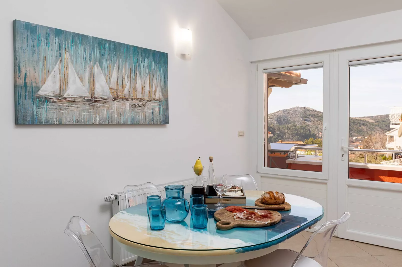 Apartments Subrenum - Comfort Two Bedroom Apartment with Terrace and Sea View (A2)