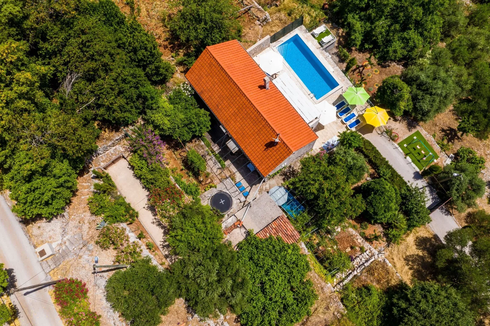 House Kočan-Four Bedroom Villa with Terrace and Swimming Pool-Uitzicht