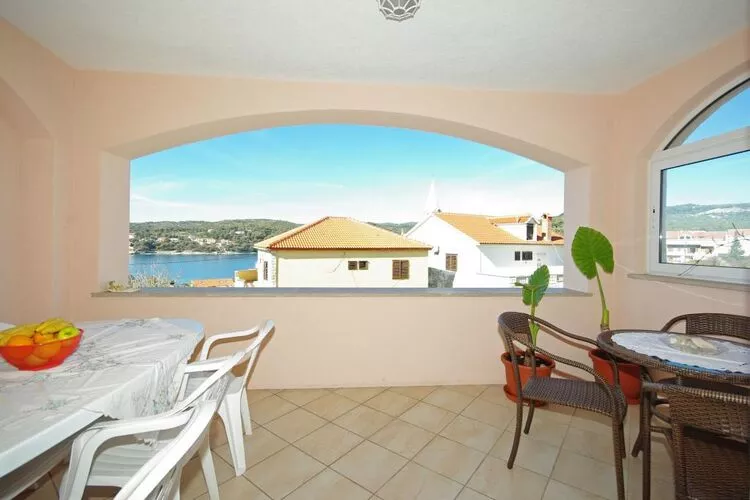 Apartments Villa Rose - Two-Bedroom Apartment with Sea View Terrace-Terras