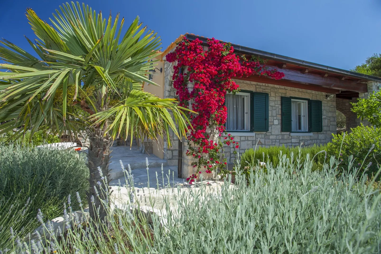 Stone House San Pelegrin-Two Bedroom Holiday Home with Terrace and Sea View-Buitenlucht