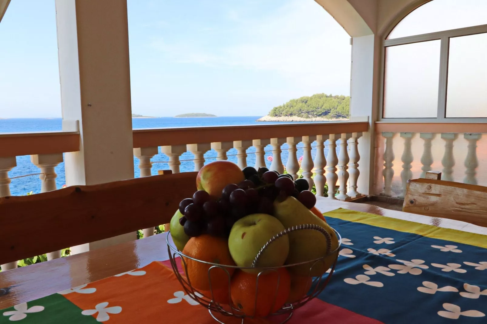 Apartments Villa Senija - Superior Two Bedroom Apartment with Terrace and Sea View (Blue Sky)-Terras