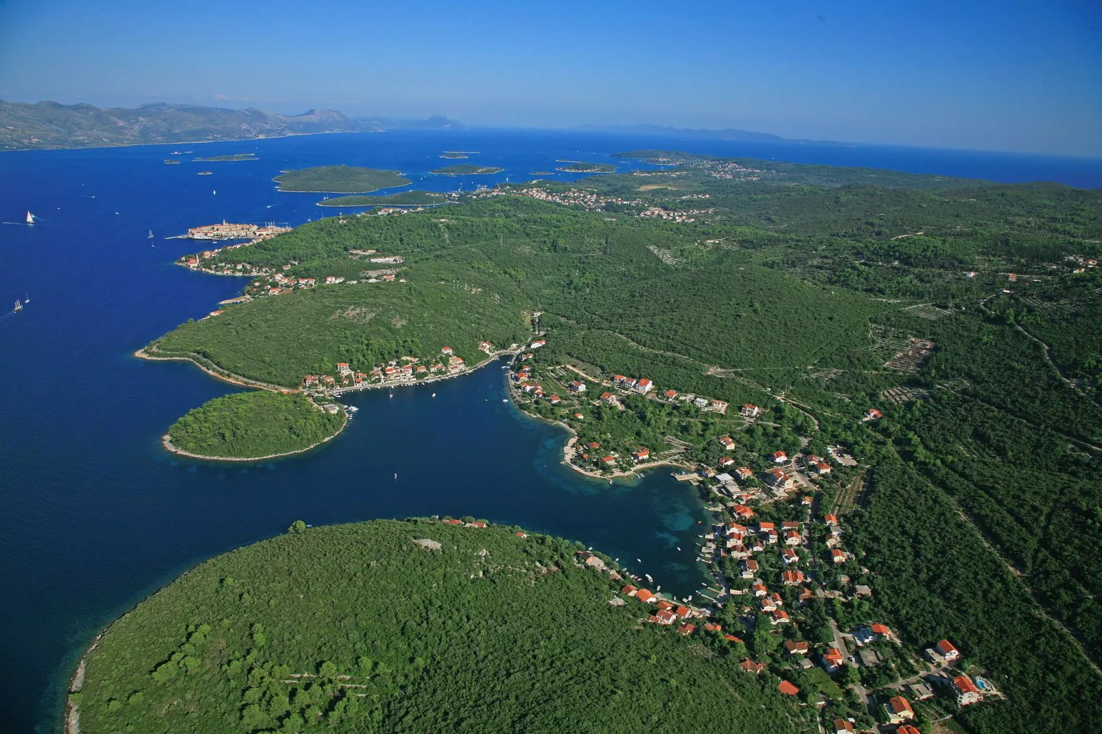 Apartment Classic Korčula - Two Bedroom Apartment with Terrace and Sea View-Uitzicht