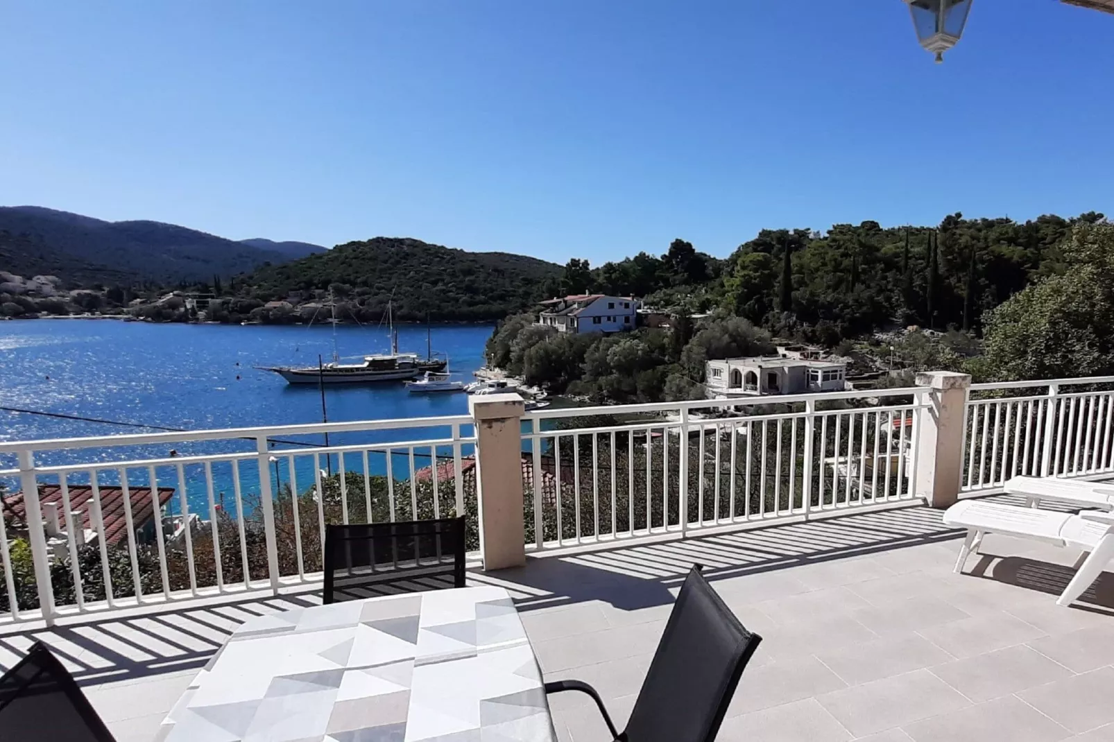 Apartment Classic Korčula - Two Bedroom Apartment with Terrace and Sea View-Terras