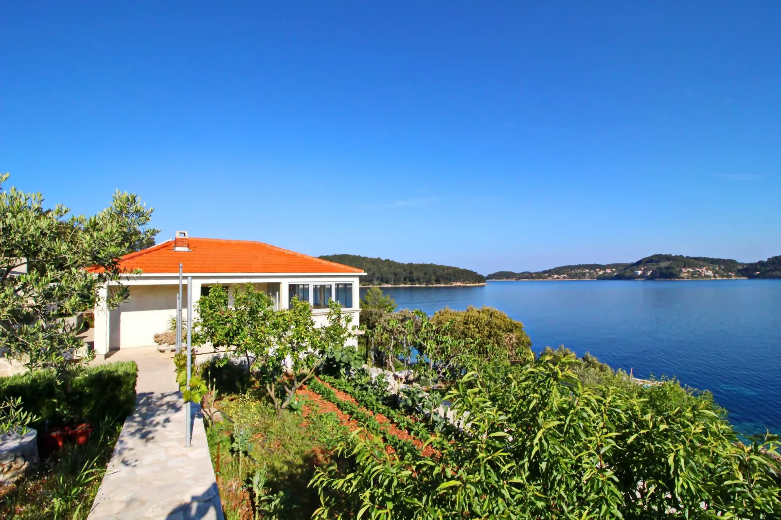 Holiday Home Katica - One Bedroom Holiday Home with Terrace and Sea View-Buitenlucht