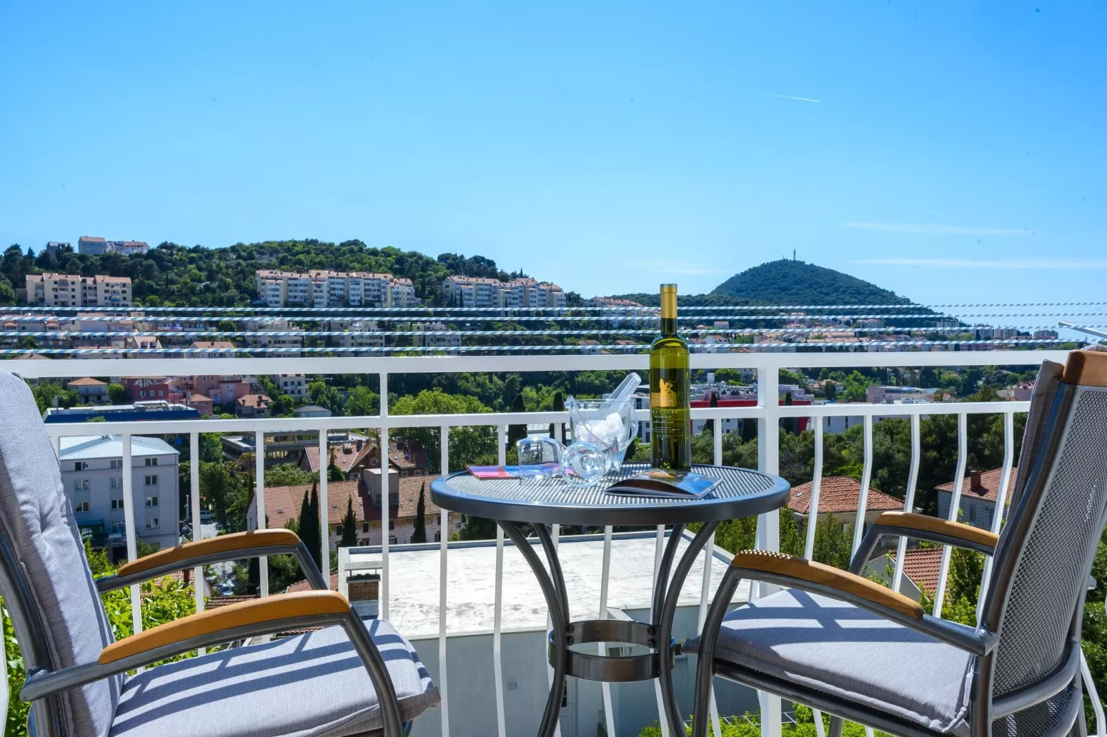 Apartment Tija - Two Bedroom Apartment with Balcony and Partial Sea View(A4+2)-Terrasbalkon