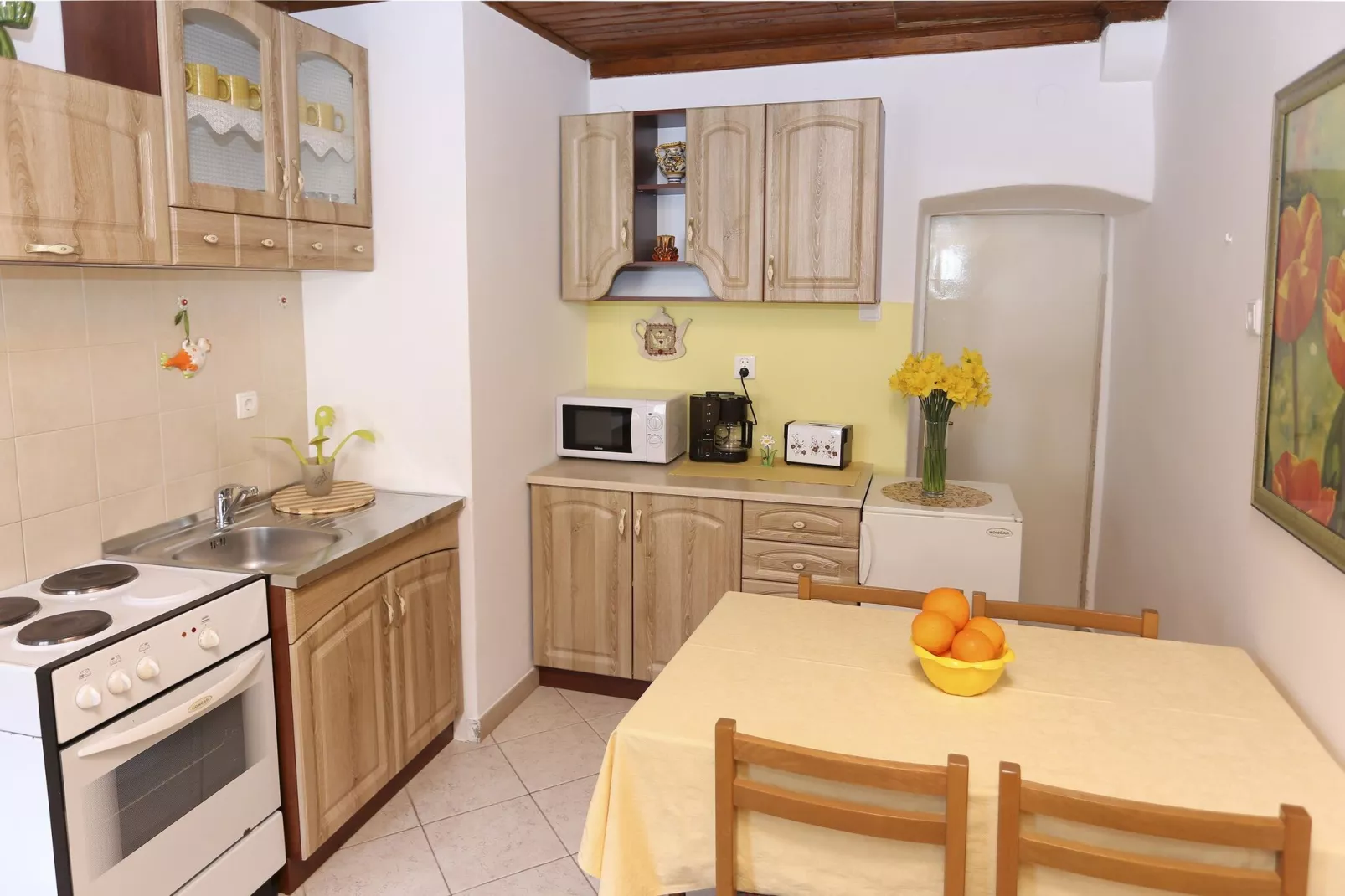 Apartment&Rooms Savonari - Two Bedroom  Studio Apartment with Terrace-Keuken