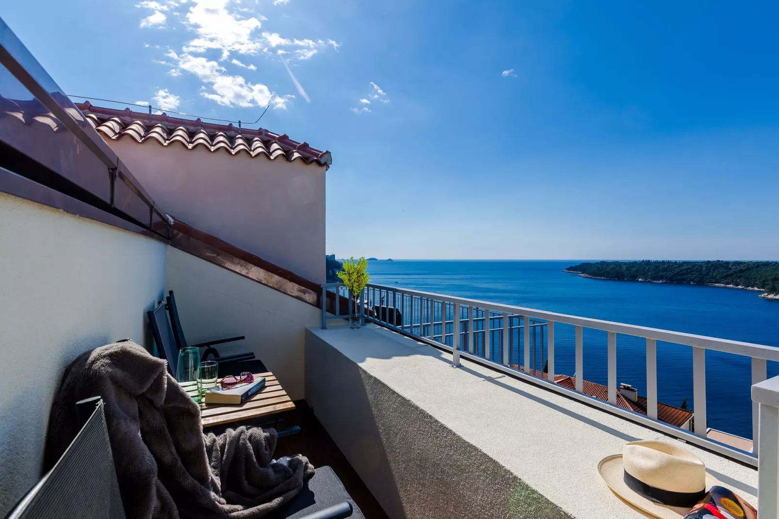 Amorino of Dubrovnik Apartments - One Bedroom Apartment with Balcony and Sea View (Apartment Maslina)-Uitzicht