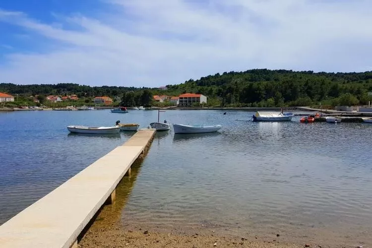 Apartments Veselka, Lumbarda - Standard Room with Balcony and Sea View (Room 2)