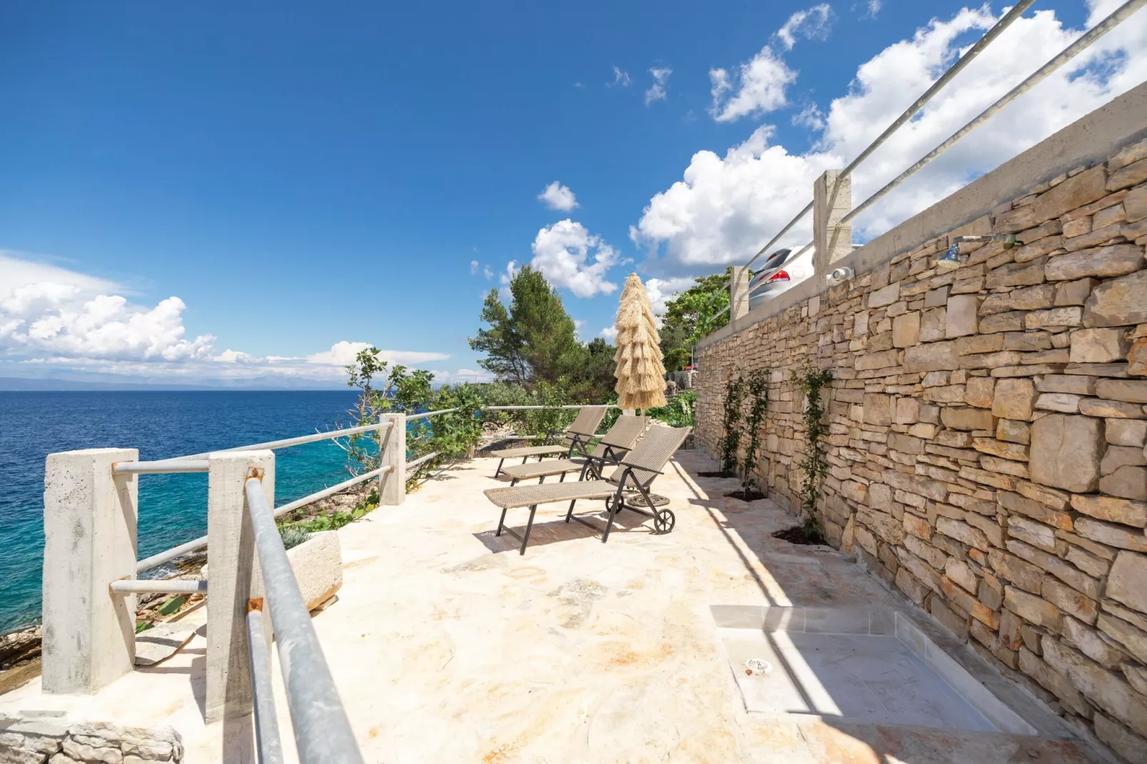 Holiday Home Dona Maria - Five Bedroom House with Pool and Sea View-Terras