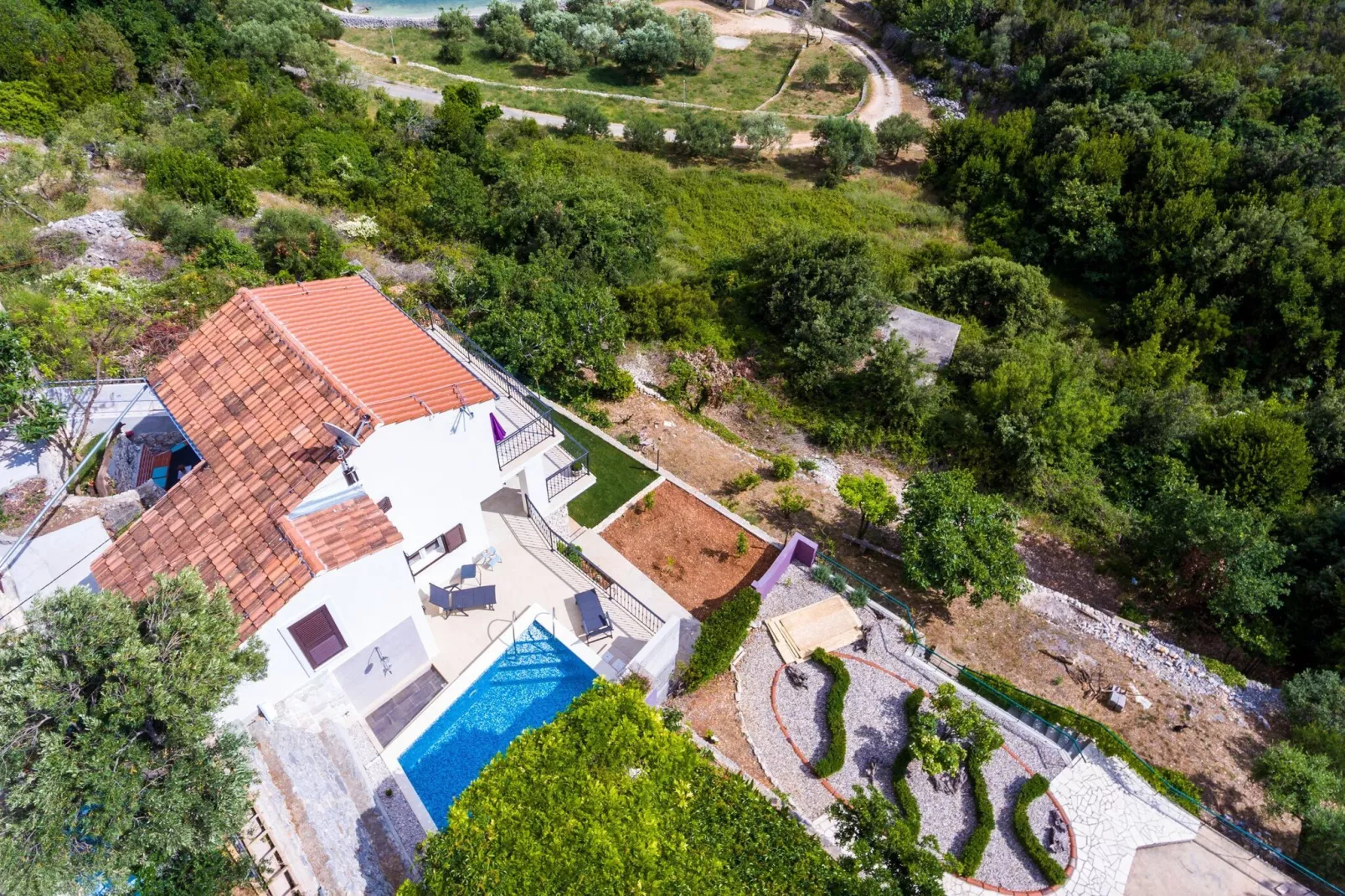 Villa Sofija - Three Bedroom Villa with Terrace and Swimming Pool-Uitzicht