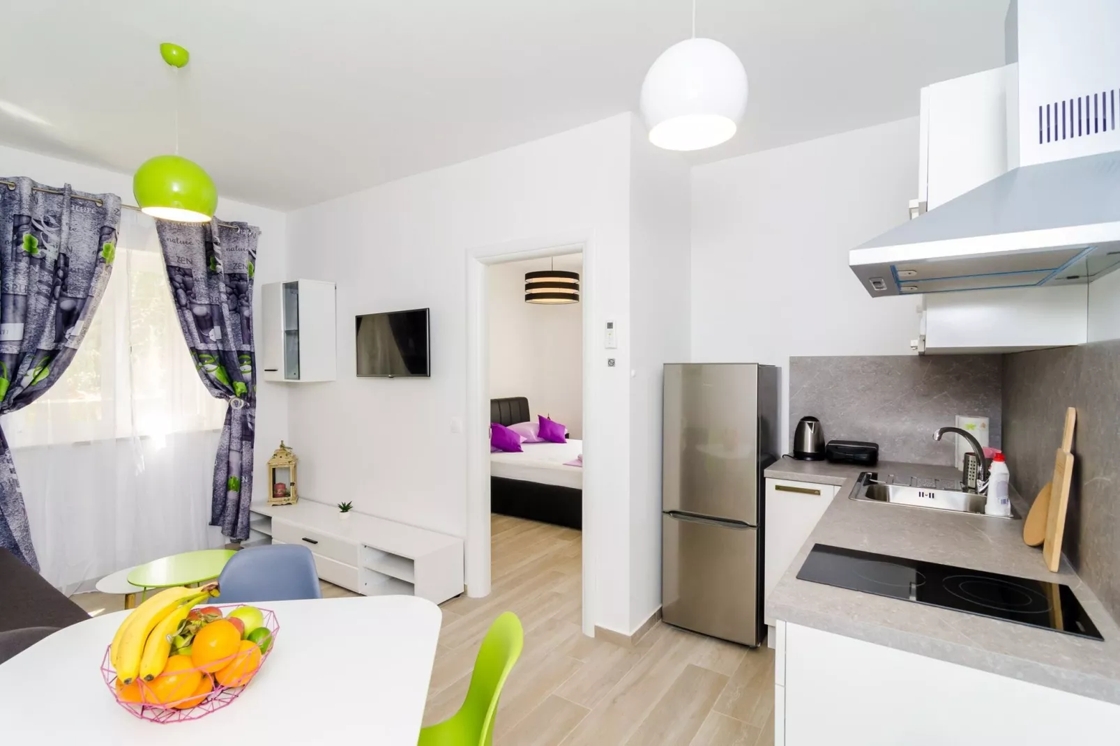 ABC Lapad Apartments - Premium One Bedroom Apartment with City View (Apartman B)-Keuken