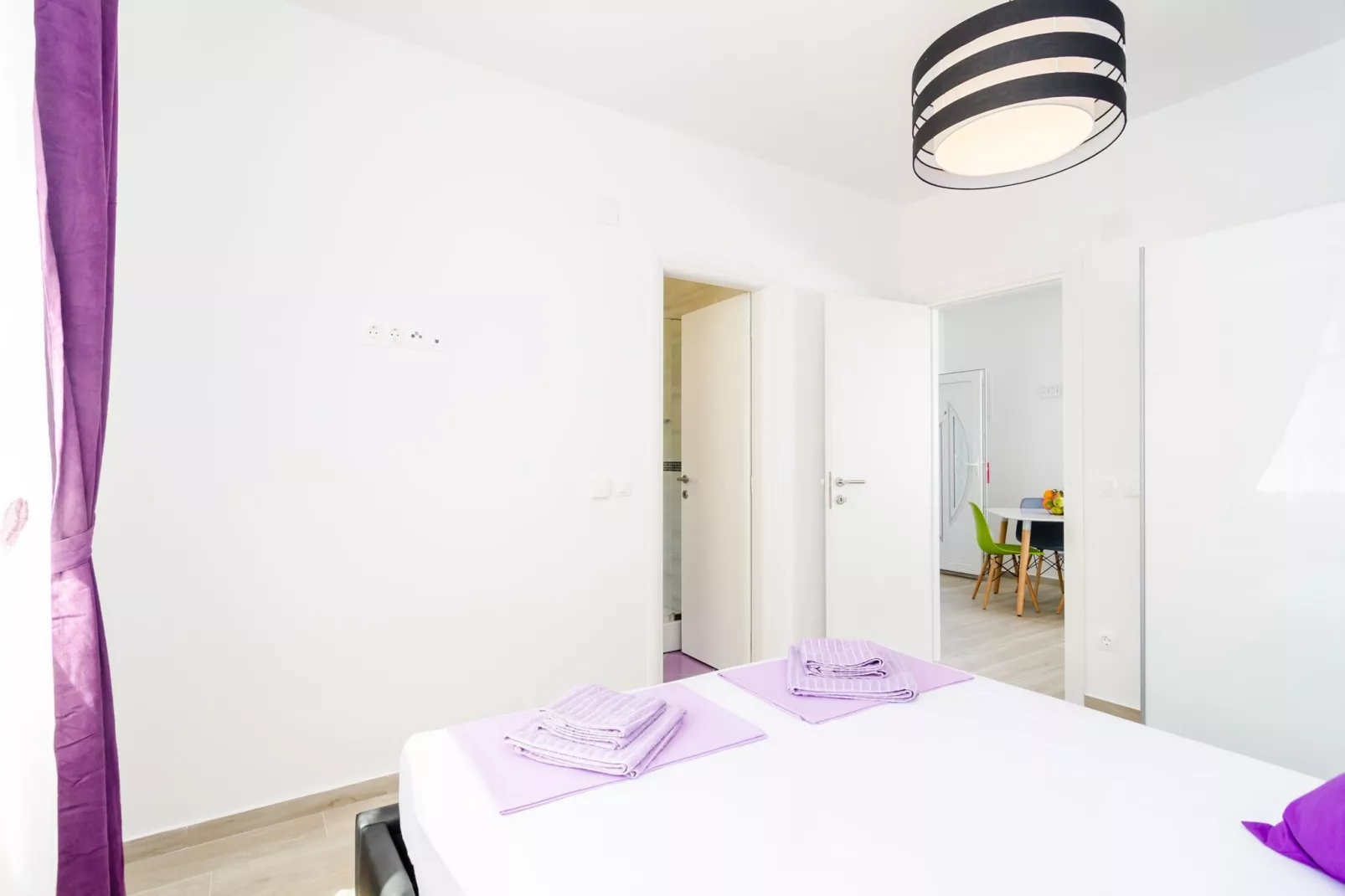 ABC Lapad Apartments - Premium One Bedroom Apartment with City View (Apartman B)-Slaapkamer