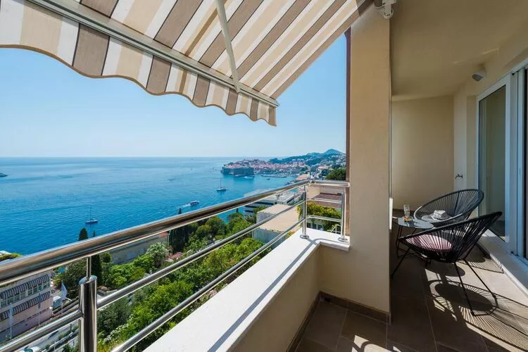 Apartments Horizon - One-Bedroom Apartment with Balcony and Sea View-Terrasbalkon