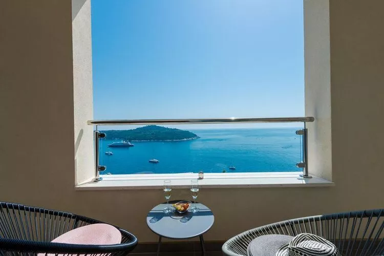 Apartments Horizon - One-Bedroom Apartment with Balcony and Sea View-Terrasbalkon