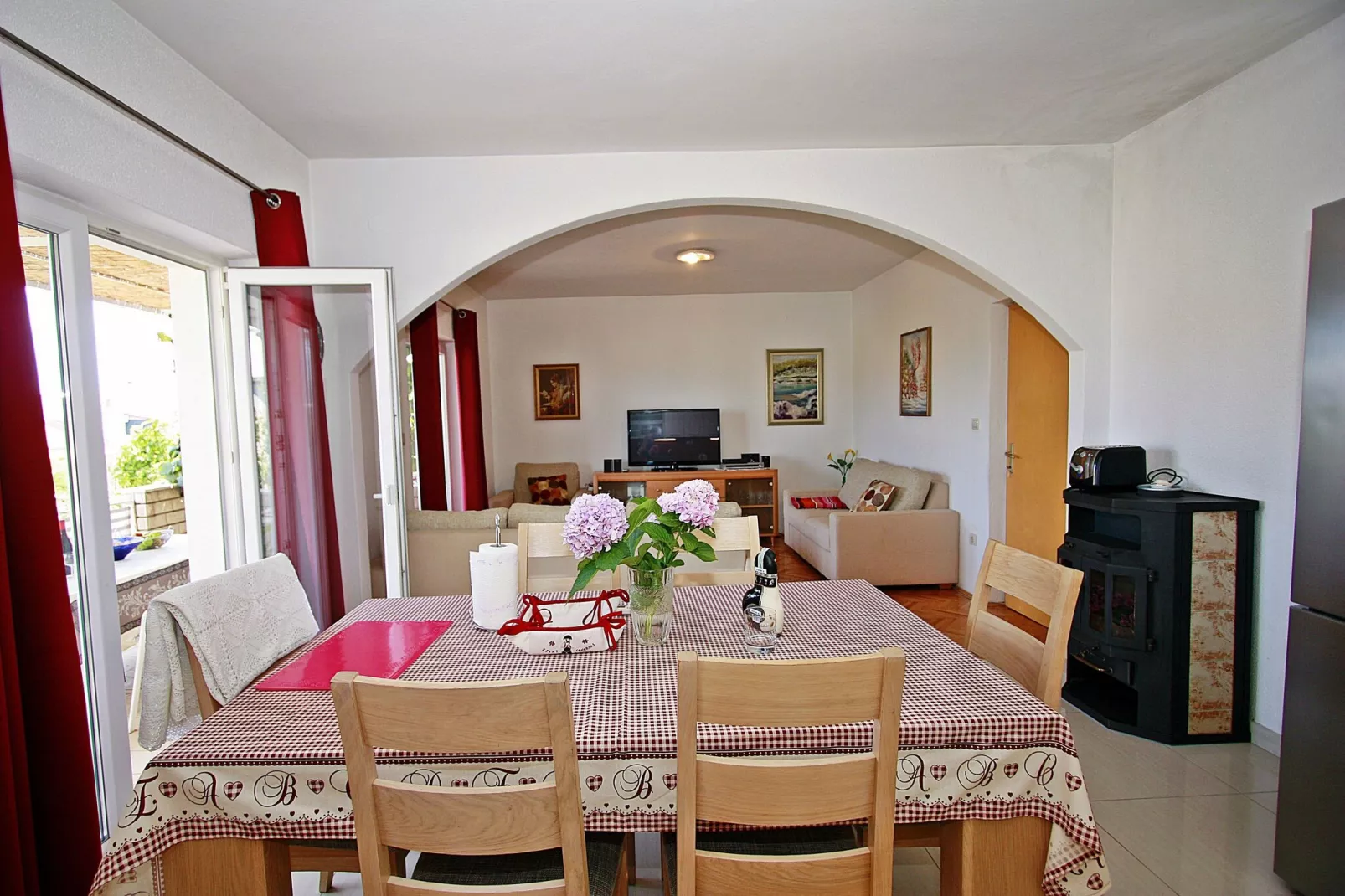 Apartments Martić - Four Bedroom Apartment with Terrace and Sea View - (ST)-Eetkamer