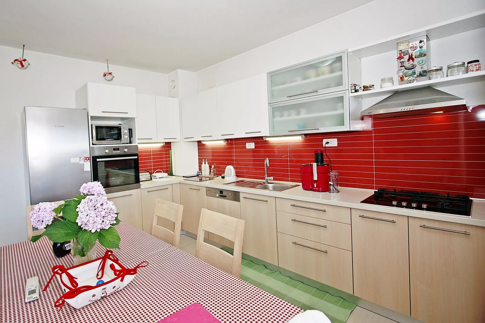 Apartments Martić - Four Bedroom Apartment with Terrace and Sea View - (ST)-Keuken