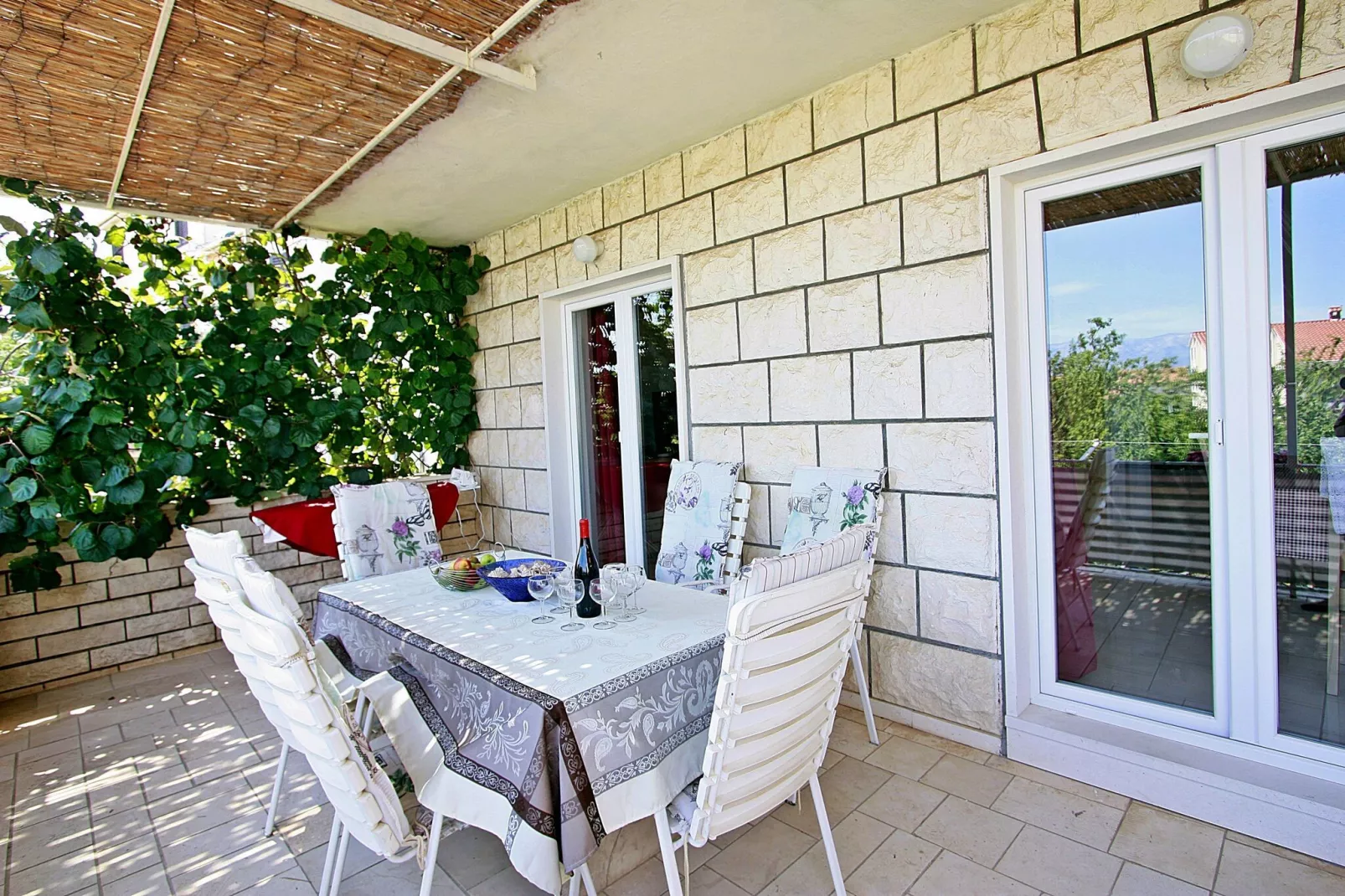 Apartments Martić - Four Bedroom Apartment with Terrace and Sea View - (ST)-Terras