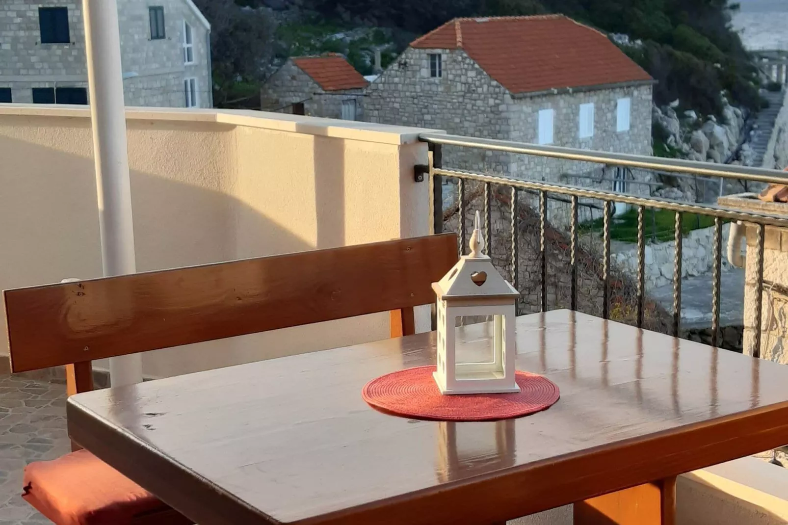 Apartments Cumbelic - One Bedroom Apartment with Balcony and Sea View A1-Terrasbalkon