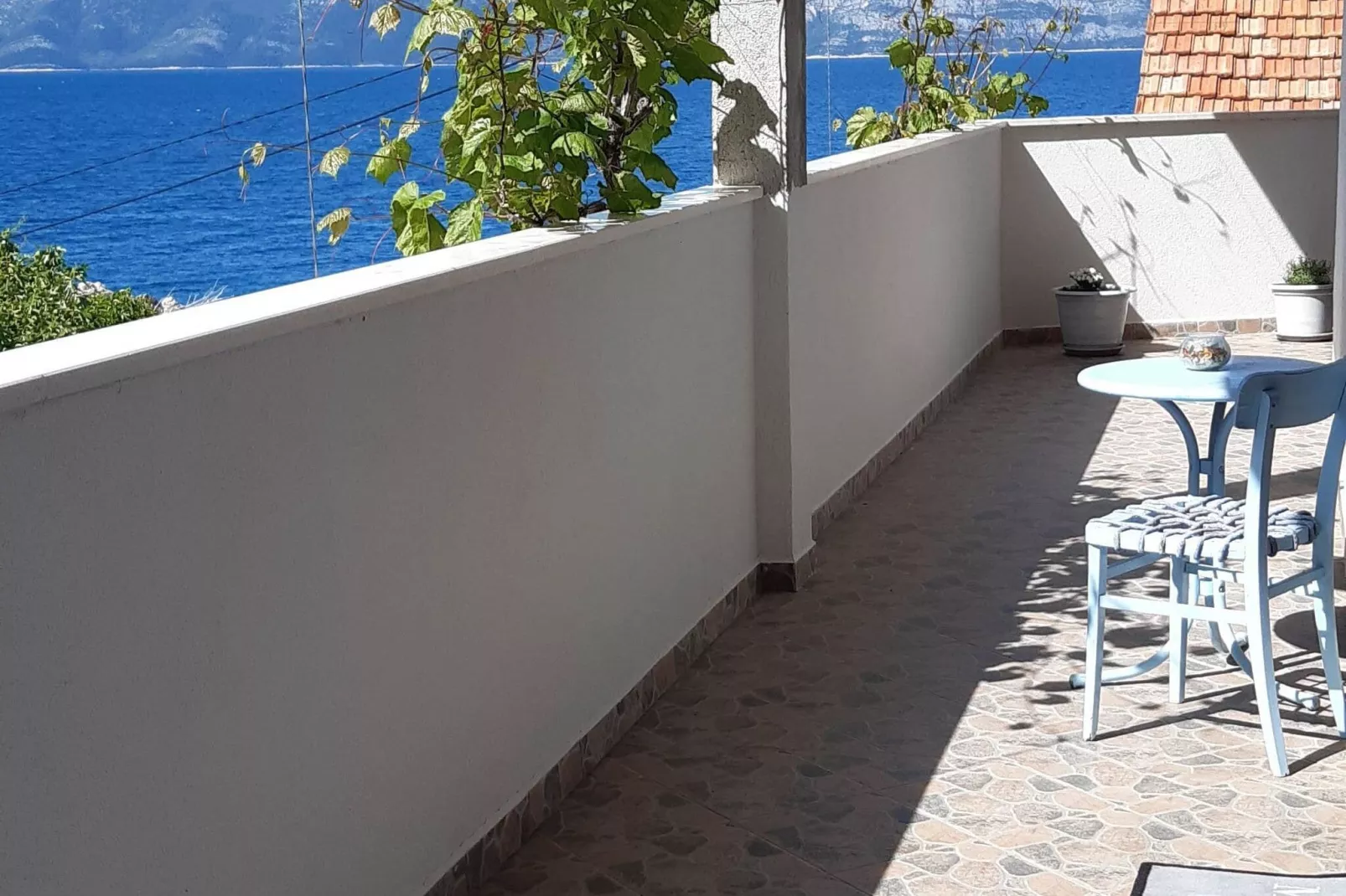 Apartments Cumbelic - One Bedroom Apartment with Balcony and Sea View A1-Terrasbalkon