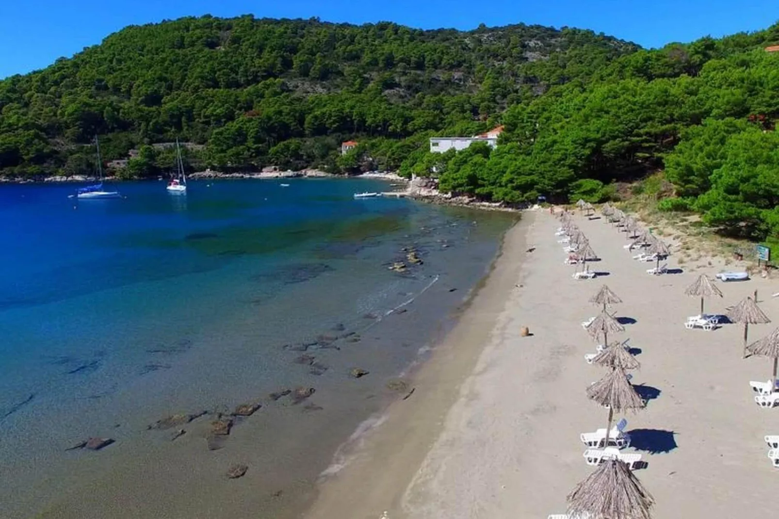 Apartments Matuško Mljet  - One Bedroom Apartment with Balcony and Sea View-Uitzicht