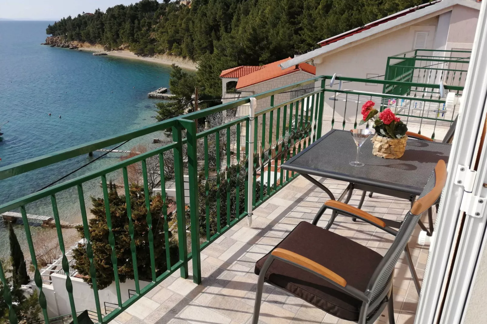 House Karlo Apartments - One-Bedroom Apartment with Sea View (A3)-Buitenlucht