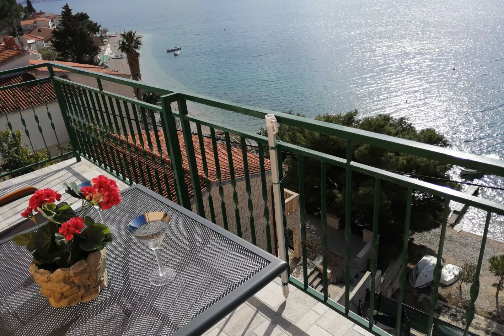 House Karlo Apartments - One-Bedroom Apartment with Sea View (A3)-Buitenlucht