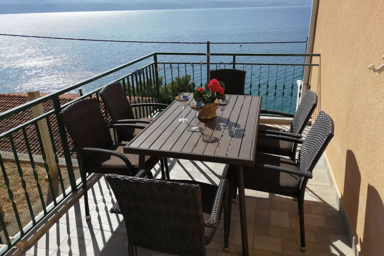 House Karlo Apartments - One-Bedroom Apartment with Balcony (A4)-Terrasbalkon