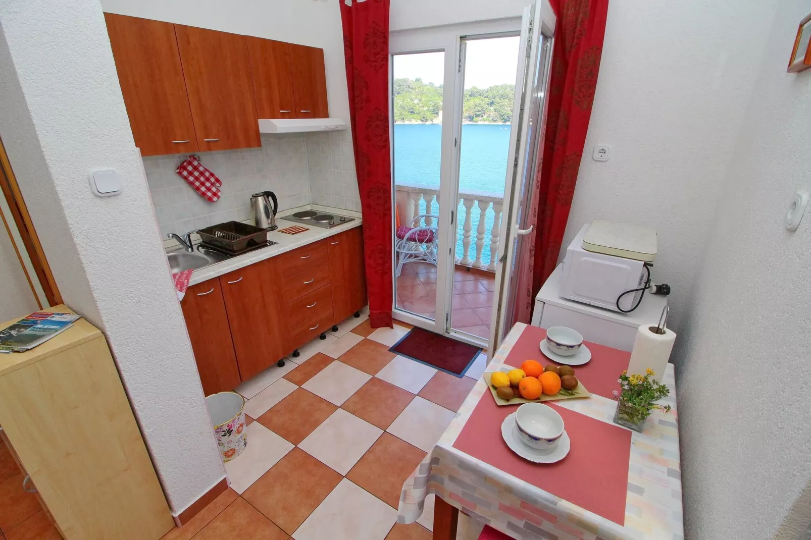 Apartments Filipović - Comfort One-Bedroom Apartment with Balcony and Sea View (A2)