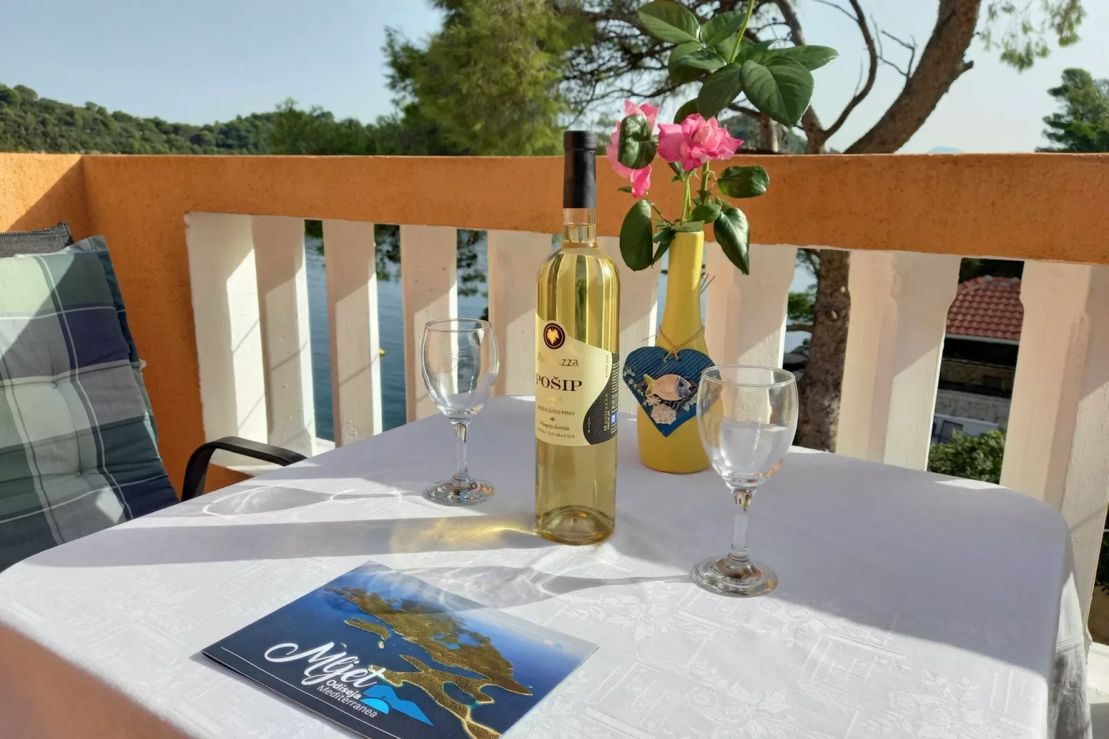 Apartments Vinko Mljet- One-Bedroom Apartment with Terrace (A4)-Terras